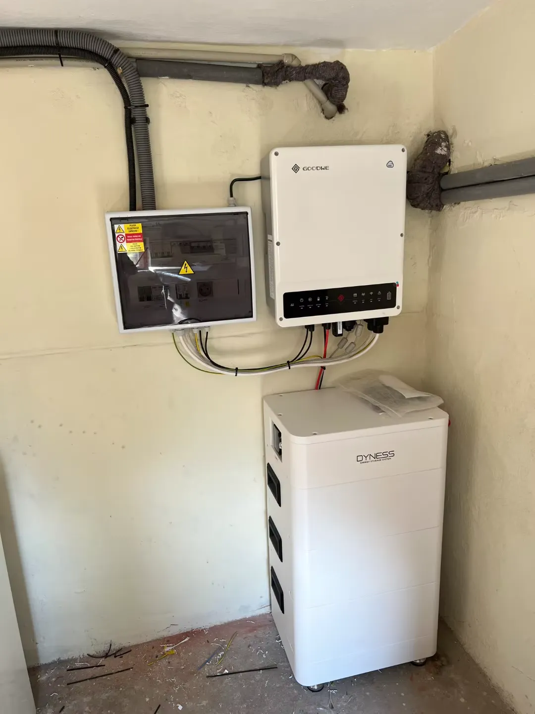 Baterie dyness 5 kWh instalată la client